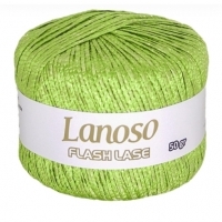 Пряжа Lanoso Flash Lase (911 светло-зеленый)